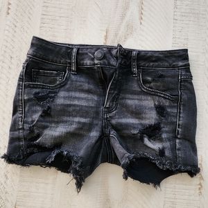 American Eagle Shorts Destroyed
